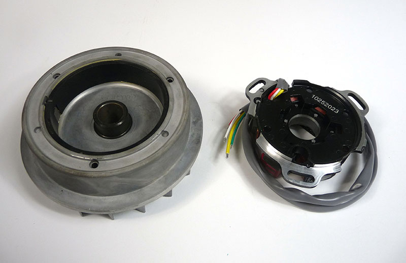 Electronic Flywheel and stator AC, Gp, Bgm