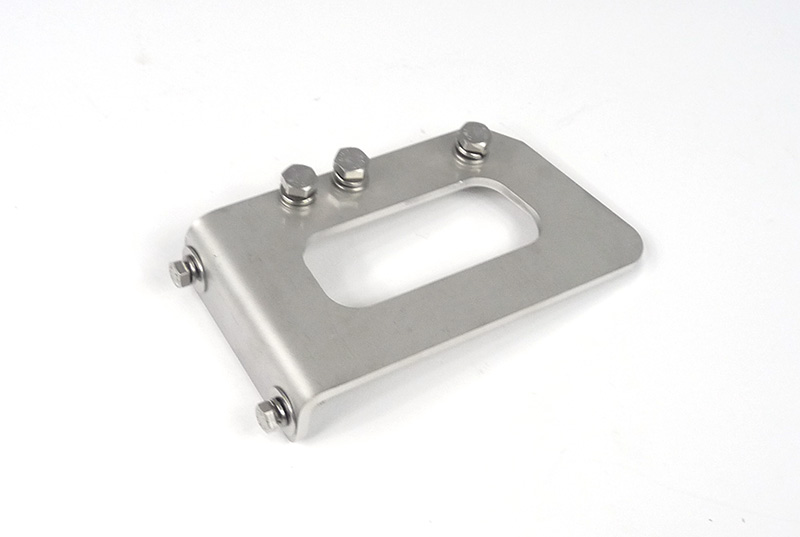 Lambretta Electronic mounting bracket kit, Series 1 and 2, stainless