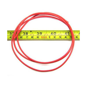 Lambretta Electrical wire, Red, 1m