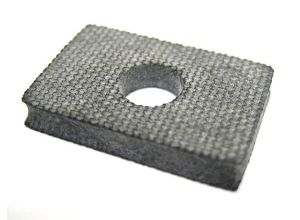 Lambretta Legshield anti vibration rubber washer, square, MB