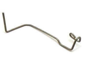 Lambretta Side panel spring clip, left hand, Gp, stainless steel, late S3, MB