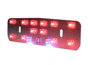 Lambretta Rear light lens reflector, LED, 12v  AC and DC, S1 early S2, bgm