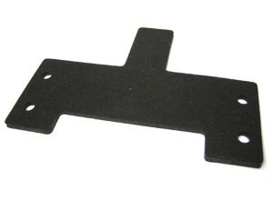 Lambretta Side panel spring clip plate rubber, Gp and late Series 3, MB