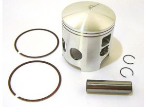 Lambretta Piston kit, 65.50mm, 39mm crown, reed cylinders, forged, Race-Tour MB