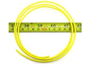 Universal Electrical wire, Yellow, 1m