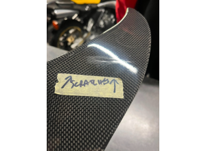 Lambretta Front mudguard, Carbon fibre, Gp - Discounted, 1 small dent &amp; scratch