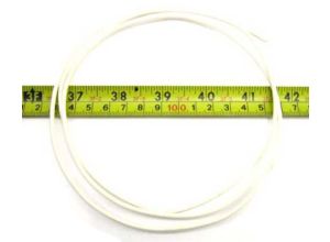Universal Electrical wire, White, 1m