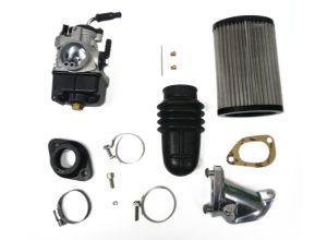 Dellorto Carburettor kit, Lambretta large block, Flange type inlet manifold, 25mm PHBL
