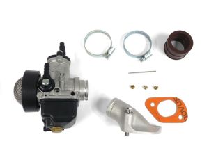 Dellorto Carburettor kit, Lambretta large block, 28mm PHBH, with tea strainer filter