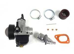 Lambretta Carburettor kit, small block, Dellorto 30mm PHBH, with Tea Strainer Air Filter