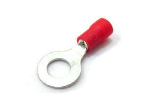 Universal Electrical connector, 6mm Ring, Red