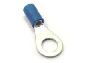 Universal Electrical connector, 6mm Ring, Blue