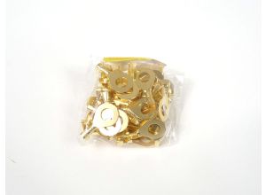 Universal Electrical connector, 6mm Brass Ring, pack of 50, MB