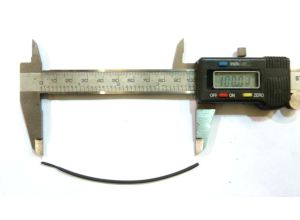 Universal Electrical heat shrink, Black, 1.2mm down to 0.6, 10cm