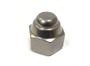 Nut dome 16x1.5mm, 27mm OD, Lambretta Rear hub, stainless steel, MB