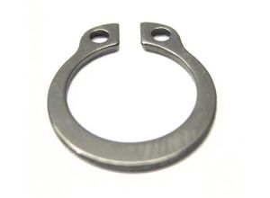 Circlip 12mm external, Lambretta clutch shaft, rear brake pedal, stainless steel