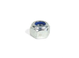 Nut nyloc 10mm, zinc plated, long P type