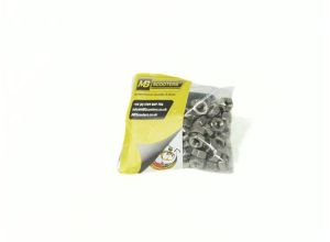 Nut plain 5mm, stainless steel, Bag of 100