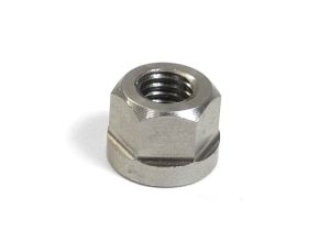 Nut plain 6mm, Lambretta Tall as per original, stainless steel, MB