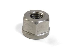 Nut plain 8mm, Lambretta Tall with flange, stainless steel, MB