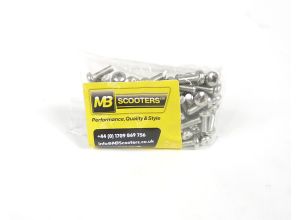 Screw posi pan head 3x8mm, Lambretta speedo assembly retaining clip, stainless steel, bag of 100