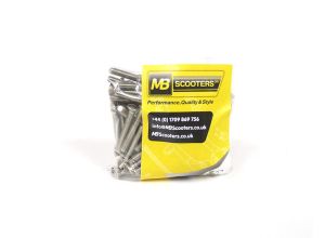 Screw raised counter sunk 3x20mm, Lambretta light switch screw, stainless steel, Bag of 100