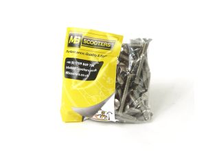 Screw raised counter sunk 4x25mm, stainless steel, Bag of 100