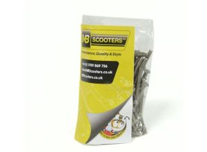 Screw raised counter sunk 4x30mm, stainless steel, Bag of 100