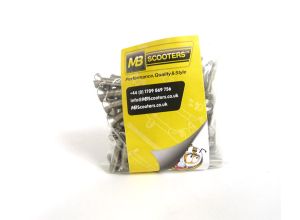 Screw raised counter sunk 5x20mm, stainless steel, Bag of 100