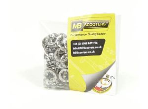 Washer shake proof 6mm, internal, stainless steel, Bag of 100