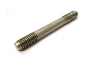 Stud 6x51mm - 12x23x16mm, Lambretta crankcase side stud with Dev-Tour bracket, stainless steel, MB