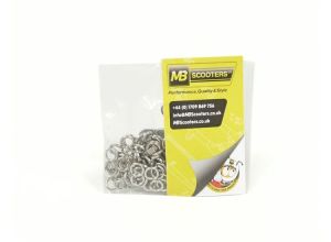 Washer spring 4mm, square section, stainless steel, Bag of 100