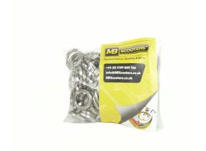 Washer spring 8mm, rectangle section, stainless steel, Bag of 100