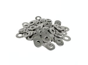 Washer plain 5mm, form C, stainless steel, Bag of 100
