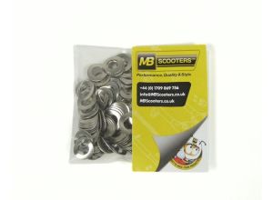 Washer wavy 5mm, stainless steel, Bag of 100