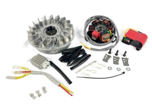 Lambretta Electronic Ignition kit (flywheel, stator, Red CDI, regulator/rectifier) AC, Gp, bgm