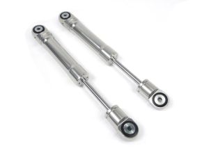 Lambretta Front shock absorber (shocker, damper) Silver, retro slim type, non-adjustable, pair, bgm