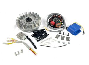 Lambretta Electronic Ignition kit (flywheel, stator, Blue CDI, regulator/rectifier) AC, Gp, bgm