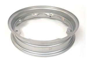 Lambretta Wheel rim, split type, steel painted Silver, bgm
