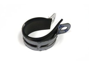 Lambretta Silencer clamp for BGM Clubman Sport, including rubber