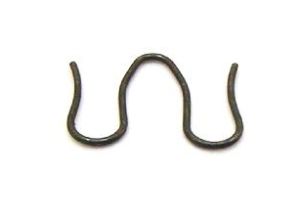 Lambretta Brake shoe W spring clip, stainless steel, Gp, MB