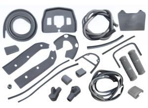 Lambretta Rubber bodywork kit, Sx, Grey