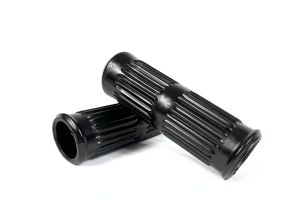Lambretta Headset (handlebar) grips, standard, pair, Black, S3, Italian