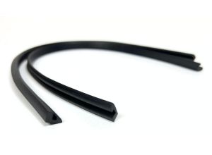 Lambretta Horn cast side rubber, pair, Black, S3, MB