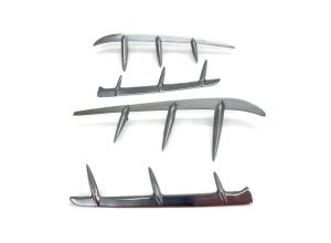 Lambretta Side panel badge flashes, Li Special, Sx 125-150, Tv 175-200 set of 4