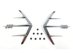 Lambretta Side panel badge flashes, Sx200, pair