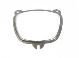 Lambretta Headset (handlebar) speedo retaining plate, Series 3, stainless steel, MB