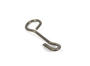 Lambretta Headset (handlebar) cable clip, clutch and front brake cables, stainless steel, MB