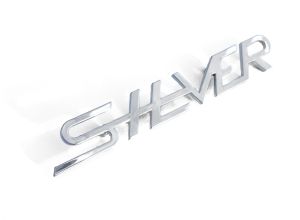 Lambretta Legshield badge Silver