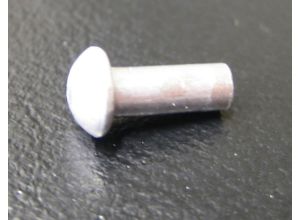 Lambretta Tool box lid lock rivet, alloy